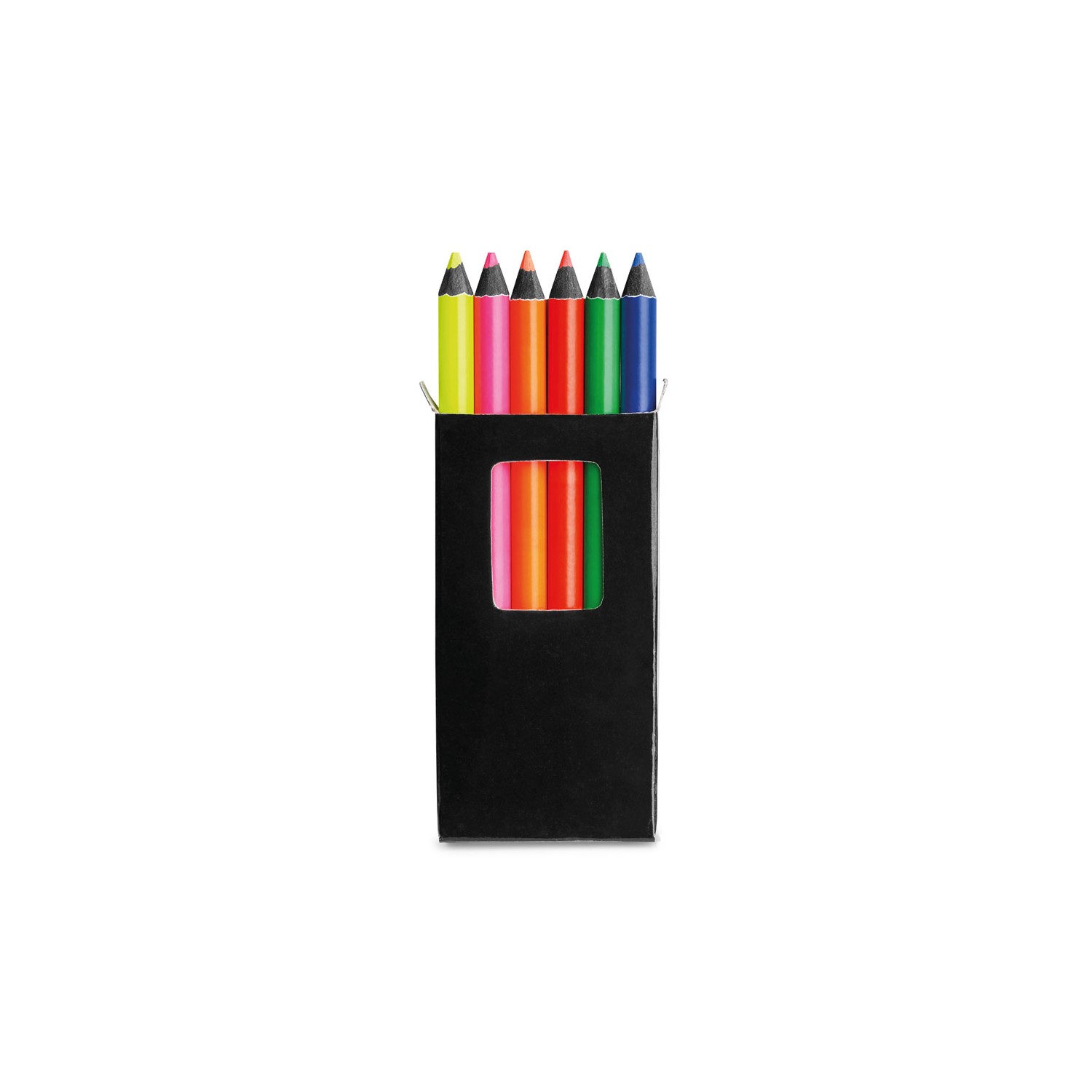 Caixa com 6 lápis de cor Memling
