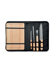 Conjunto de 4 Acessórios Para Churrasco