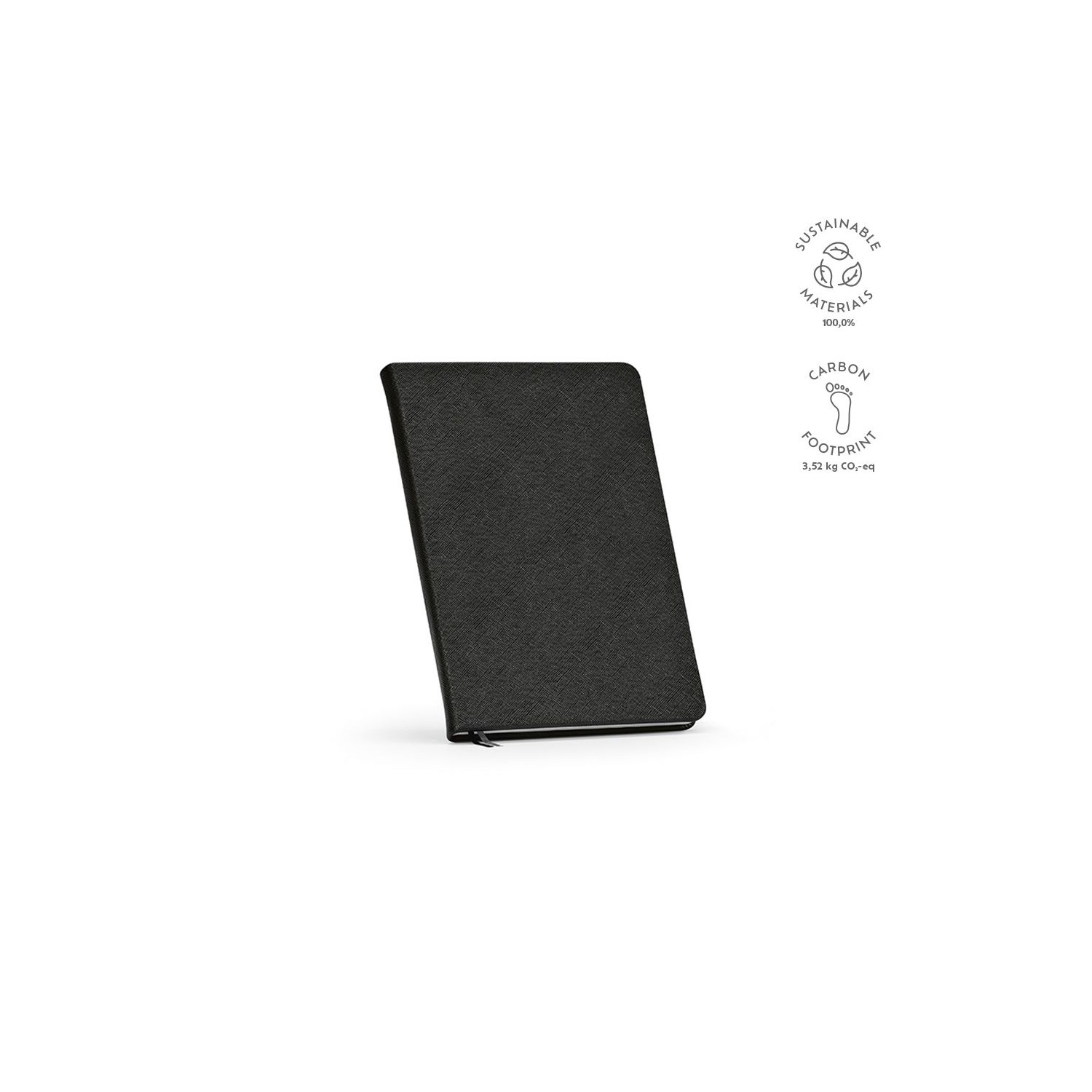 Caderno de Capa Rígida de PU Reciclado