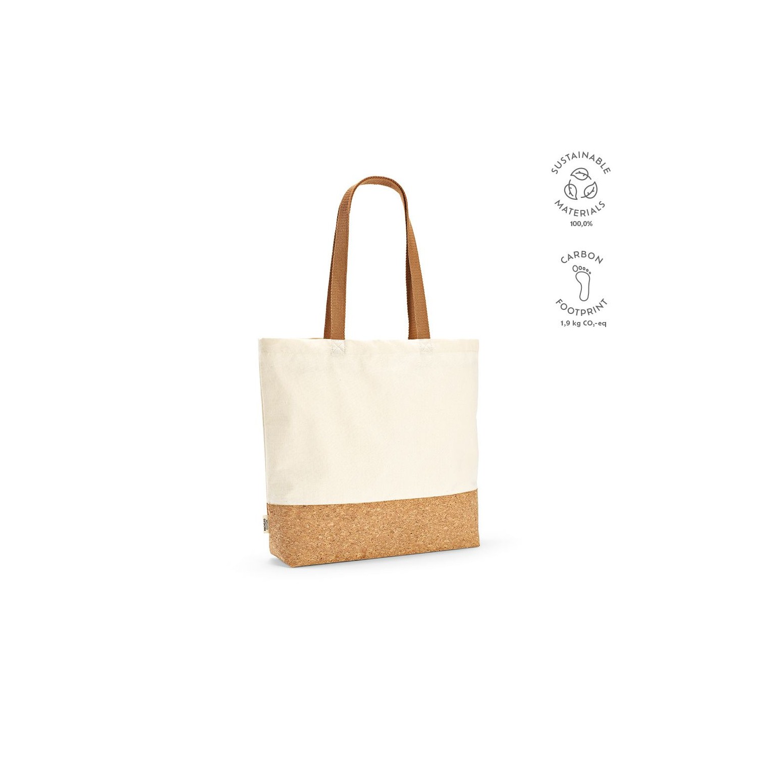Tote Bag de Algodão Reciclado e Cortiça