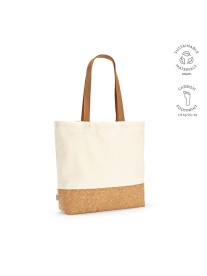 Tote Bag de Algodão Reciclado e Cortiça