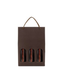 Saco caixa para 3 garrafas Luxe Meseguera