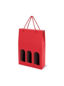 Saco caixa para 3 garrafas Luxe Meseguera