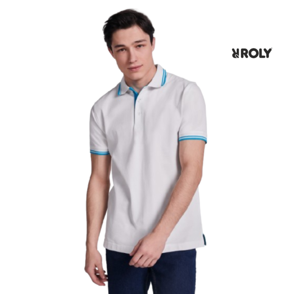 Polo de manga curta homem